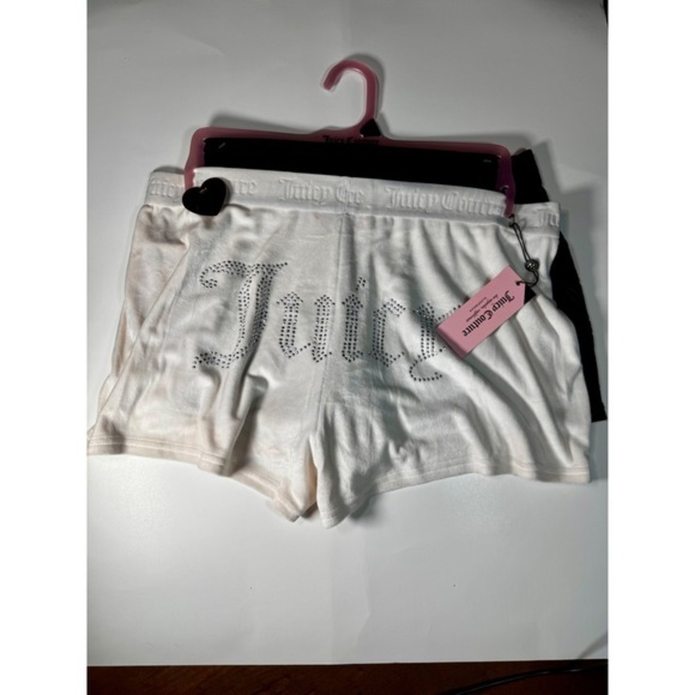 Juicy Couture 2 Pack‎ Shorts Sleepwear Velour Bling Lounge